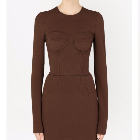 Dolce & Gabbana long-sleeved corset top NEW - Picture 2 of 13